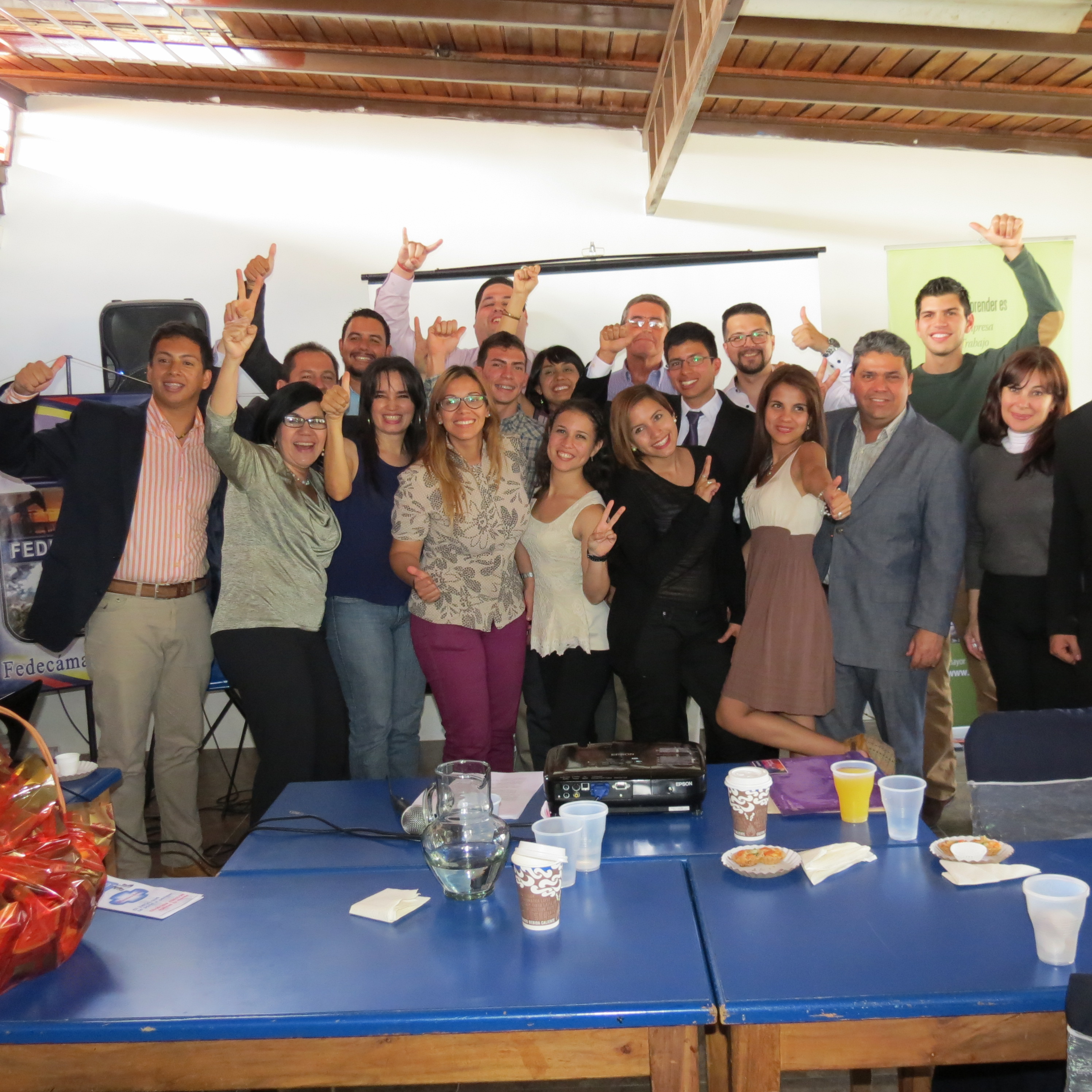 Participantes de la primera edición del Programa Aprendiendo a Emprender.